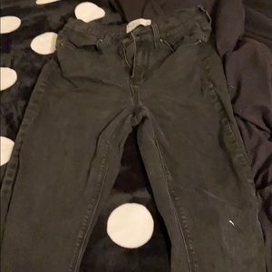 black high waisted jeans
